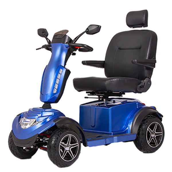 4-wheel off road robust durable disabled electric mobility scooter with large LCD 1400W